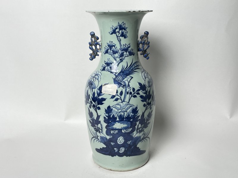 清晚期 150件青花花鸟纹嫁妆瓶 - 图1
