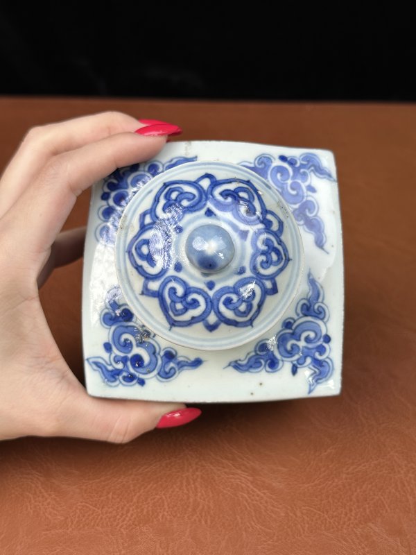 明嘉靖 青花福禄万代一组 - 图15