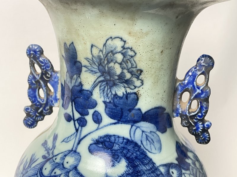 清晚期 150件青花花鸟纹嫁妆瓶 - 图7