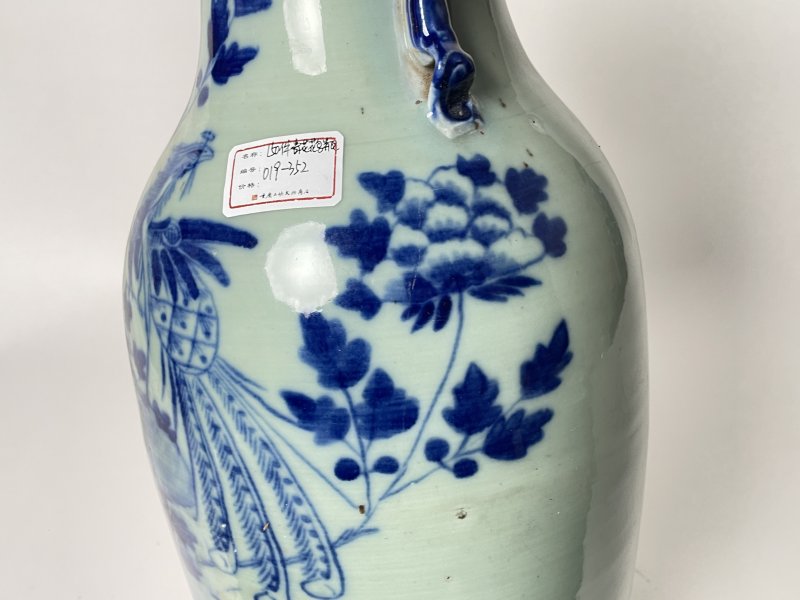 清晚期 150件青花双凤纹嫁妆瓶 - 图7