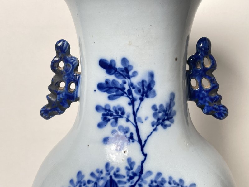 清晚期 300件青花平安富贵嫁妆瓶 - 图5