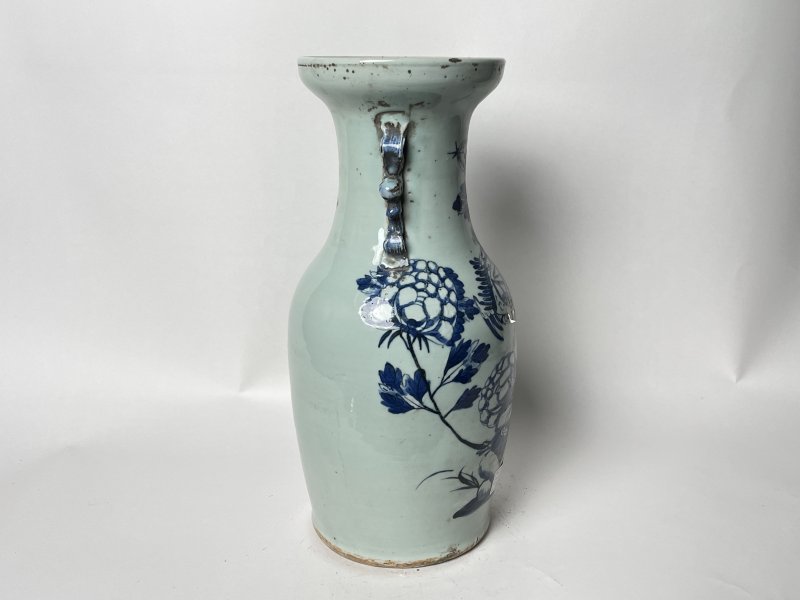 清晚期 150件青花凤穿花嫁妆瓶 - 图4