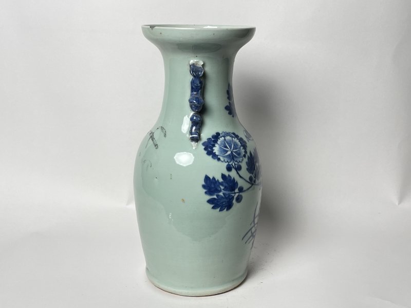 清晚期 150件青花富贵白头嫁妆瓶 - 图4