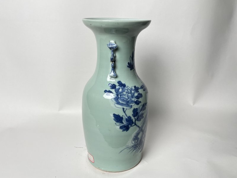 清晚期 150件青花凤穿花嫁妆瓶 - 图4