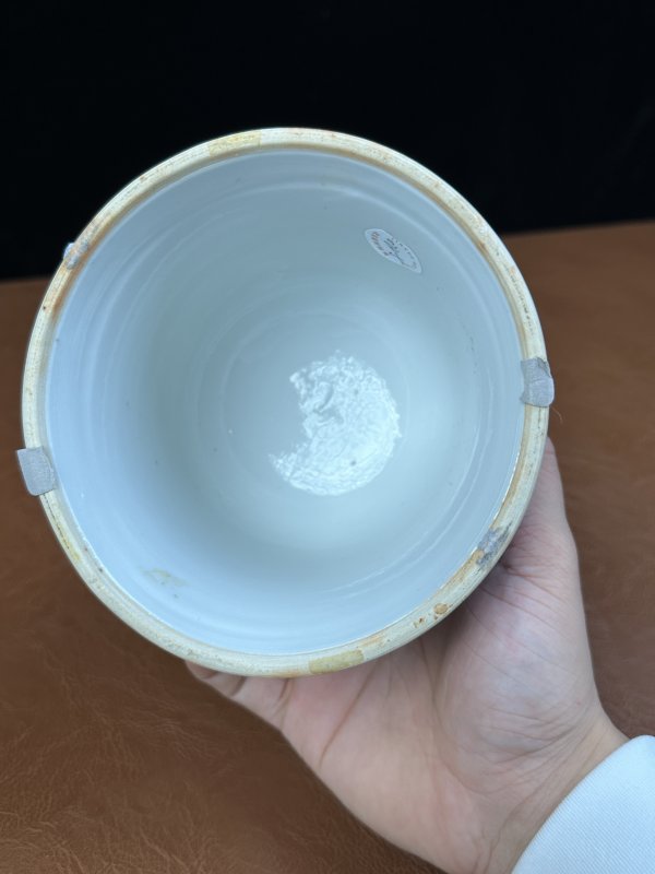 清中期 青花山水人物通景挂钟 - 图9