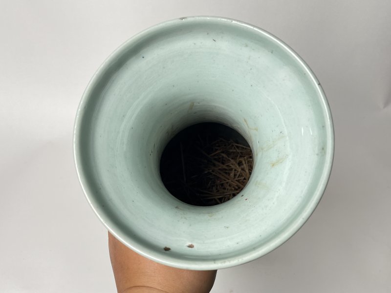 清晚期 150件青花双凤纹嫁妆瓶 - 图9