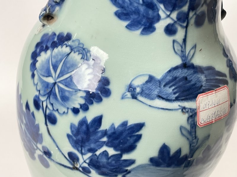 清晚期 150件青花富贵白头嫁妆瓶 - 图6