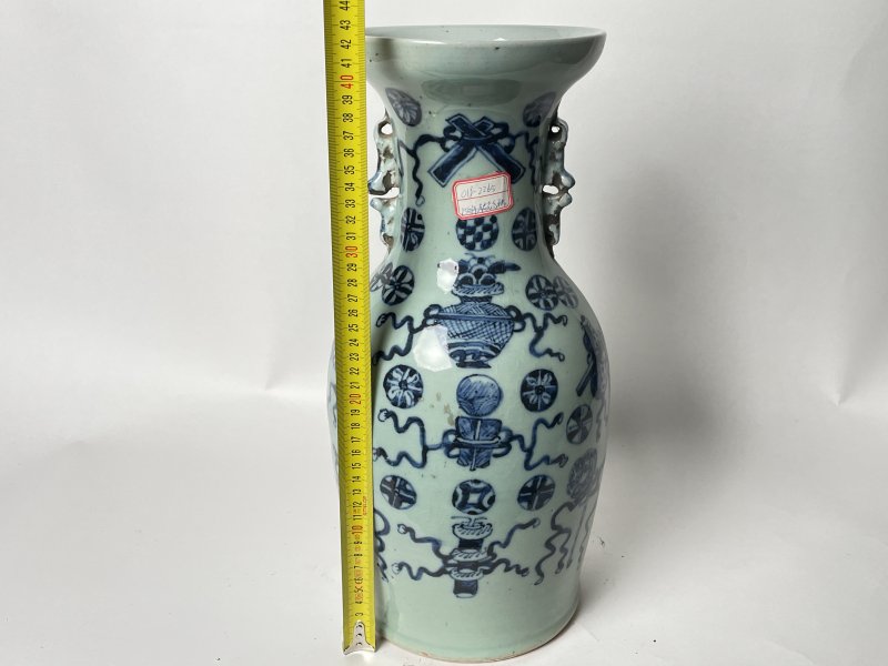 清晚期 150件青花杂宝图嫁妆瓶 - 图13