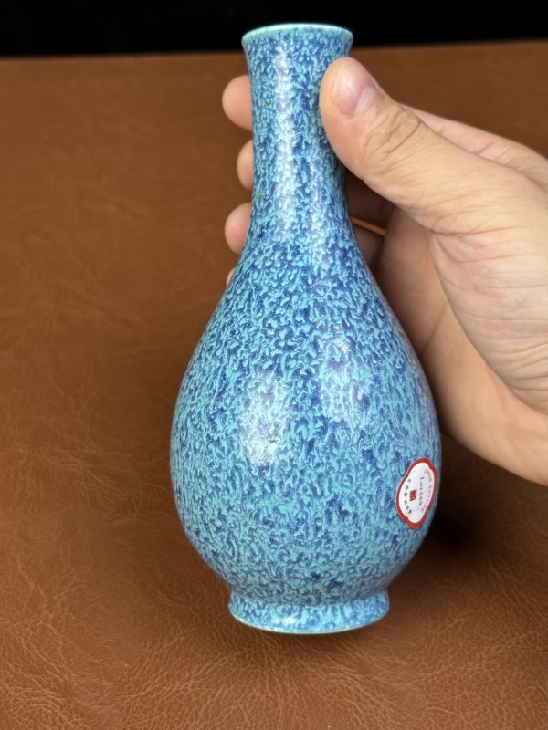 清乾隆 炉钧釉胆瓶 - 图10