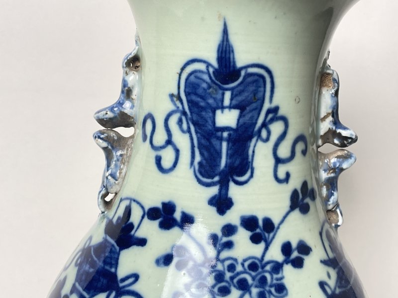 清晚期 150件青花杂宝图嫁妆瓶 - 图5