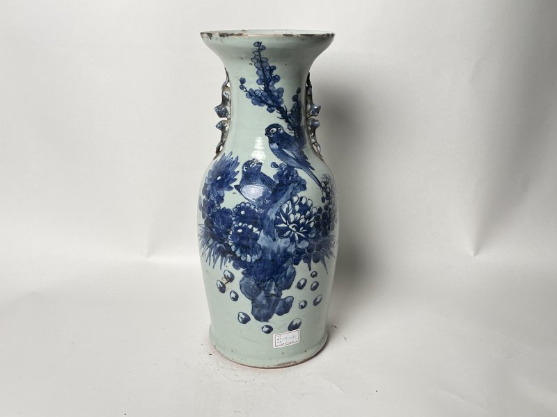 清晚期 150件青花花鸟纹嫁妆瓶 - 图1