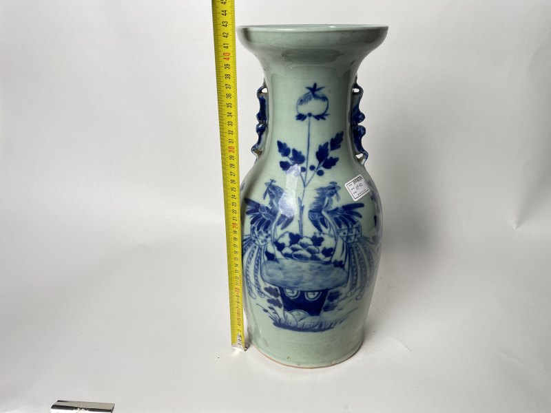 清晚期 150件青花双凤纹嫁妆瓶 - 图12