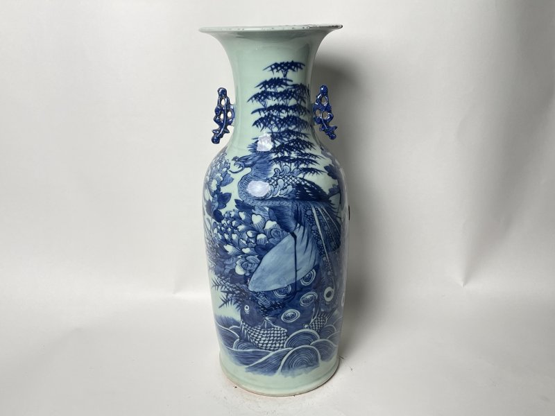 清晚期 300件青花花鸟纹嫁妆瓶 - 图1