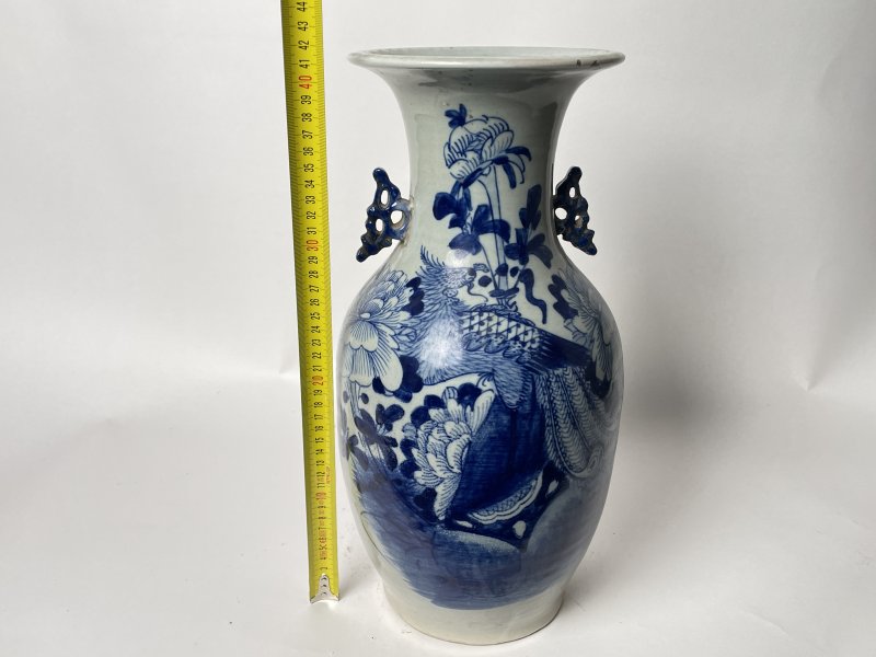清晚期 150件青花花鸟纹嫁妆瓶 - 图15