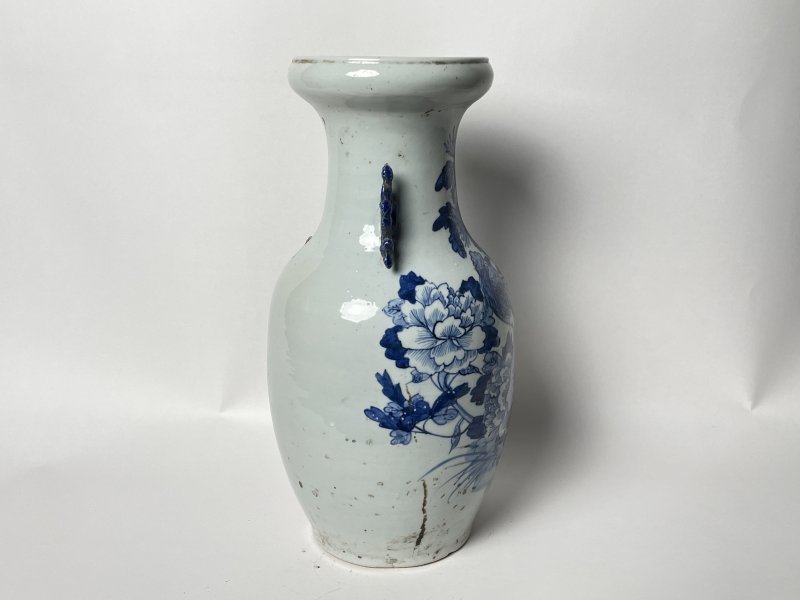 清晚期 150件青花花鸟纹嫁妆瓶 - 图4