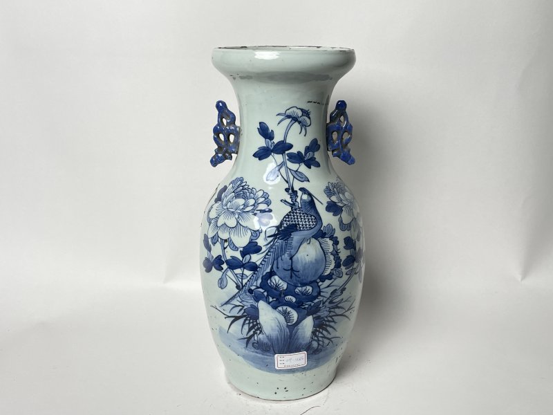 清晚期 150件青花花鸟纹嫁妆瓶 - 图1