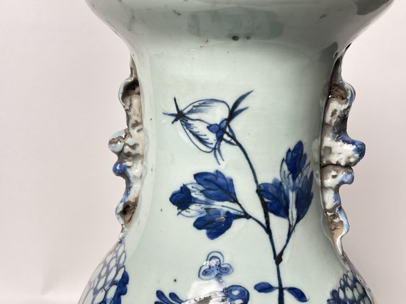 清晚期 150件青花凤穿花嫁妆瓶 - 图9