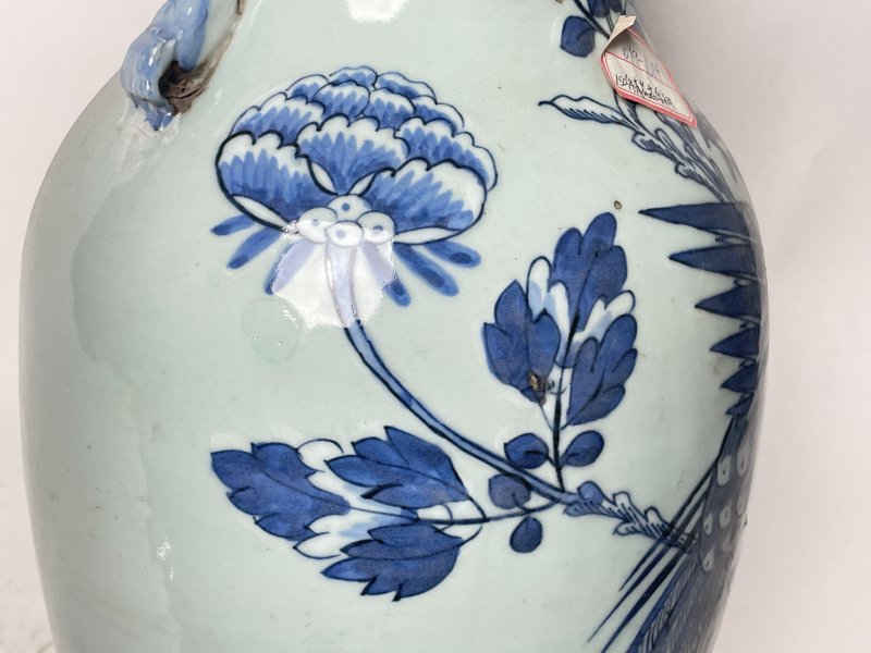 清晚期 150件青花凤穿花嫁妆瓶 - 图9