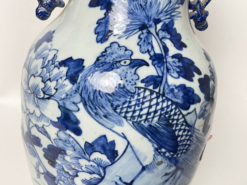 清晚期 150件青花花鸟纹嫁妆瓶 - 图5