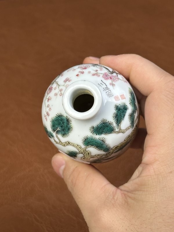 清光绪 粉彩素云道人鼻烟壶 - 图8