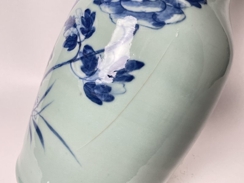 清晚期 150件青花凤穿花嫁妆瓶 - 图10