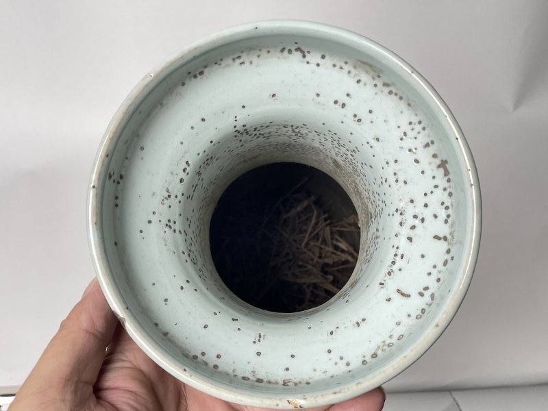 清晚期 150件青花凤穿花嫁妆瓶 - 图10
