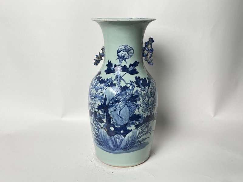 清晚期 150件青花花鸟纹嫁妆瓶 - 图1