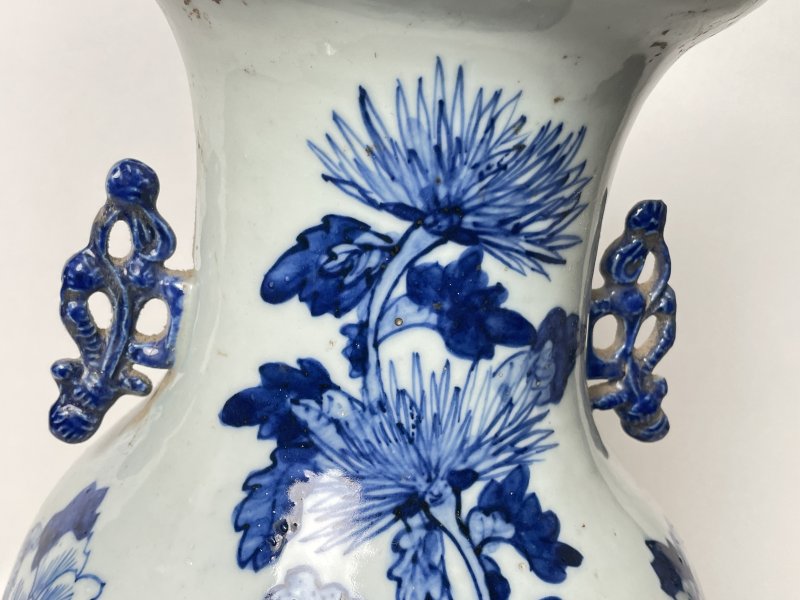 清晚期 150件青花花鸟纹嫁妆瓶 - 图6