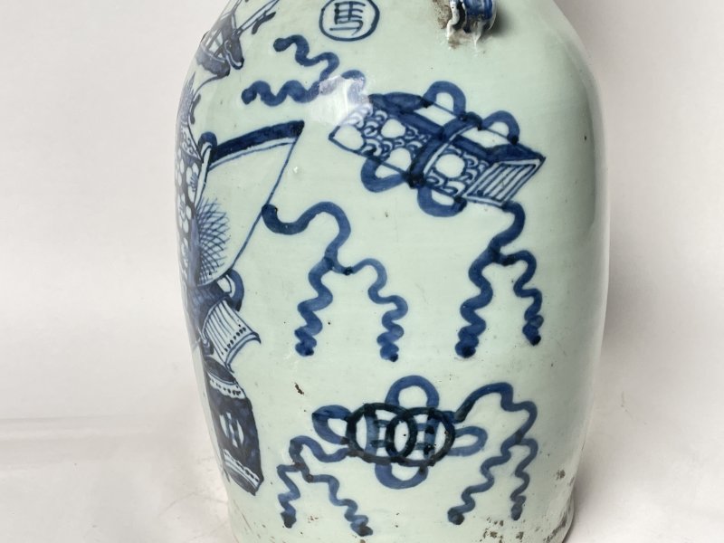 清晚期 150件青花杂宝图嫁妆瓶 - 图7