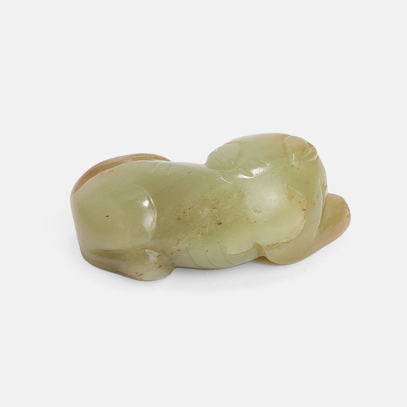明 玉犬 | A Chinese jade carving Ming dynasty (1368-1644), of a recumbent dog - 图2