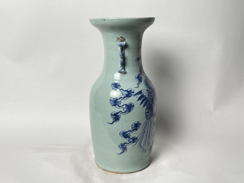 清晚期 150件青花双凤纹嫁妆瓶 - 图4