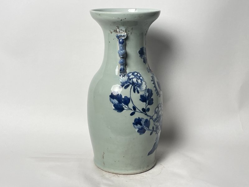 清晚期 150件青花凤穿花嫁妆瓶 - 图6