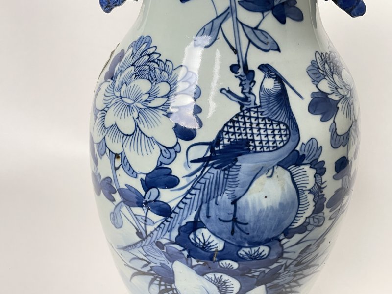 清晚期 150件青花花鸟纹嫁妆瓶 - 图5