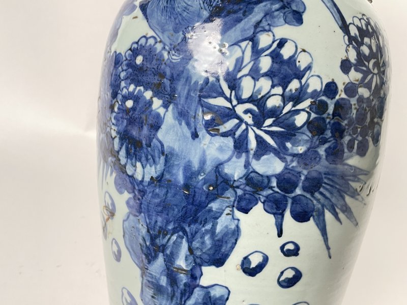 清晚期 150件青花花鸟纹嫁妆瓶 - 图7