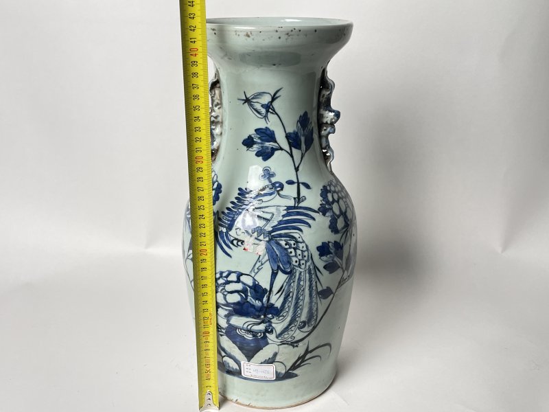 清晚期 150件青花凤穿花嫁妆瓶 - 图14