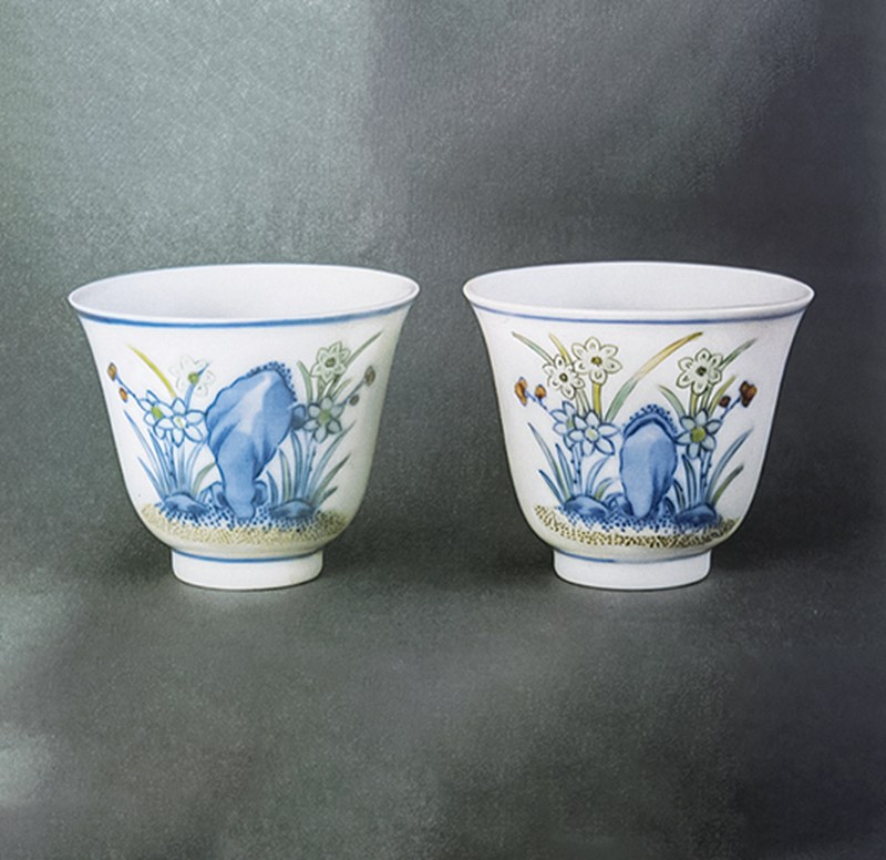 清光绪 斗彩花神杯 - 图4