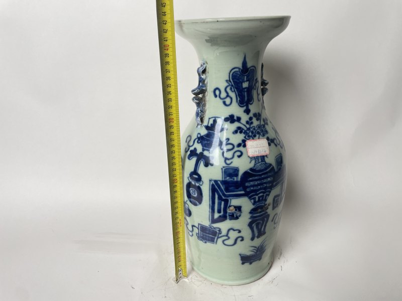 清晚期 150件青花杂宝图嫁妆瓶 - 图12