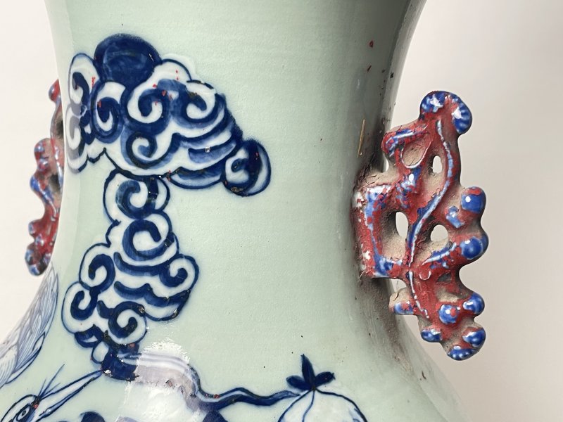 清晚期 150件青花花鸟纹嫁妆瓶 - 图7