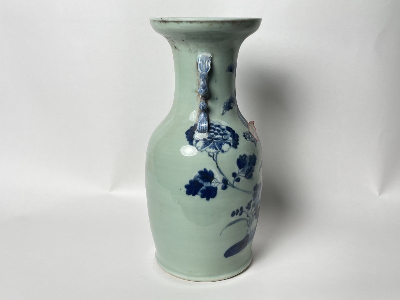 清晚期 150件青花花鸟纹嫁妆瓶 - 图4