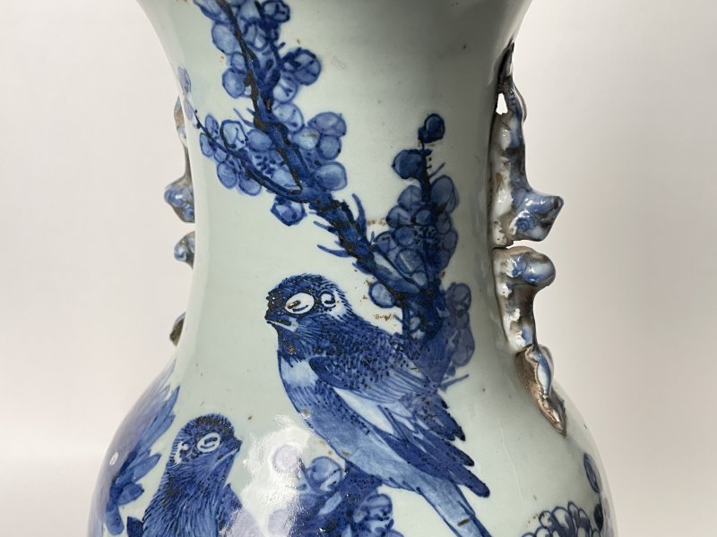清晚期 150件青花花鸟纹嫁妆瓶 - 图8