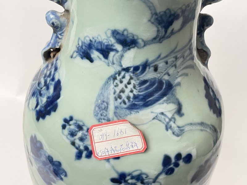 清晚期 150件青花花鸟纹嫁妆瓶 - 图5
