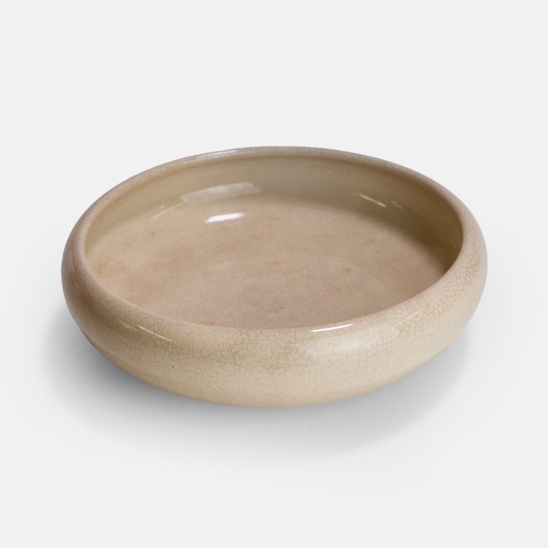十九至二十世纪 漳州窑笔洗 | A Chinese Zhangzhou ware brush washer 19th-20th century, the rounded sides rising from a circular foot to an inverted rim