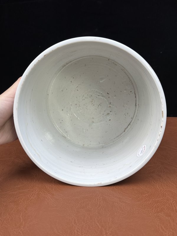 清康熙 青花“王羲之爱鹅”人物故事图笔海 - 图8