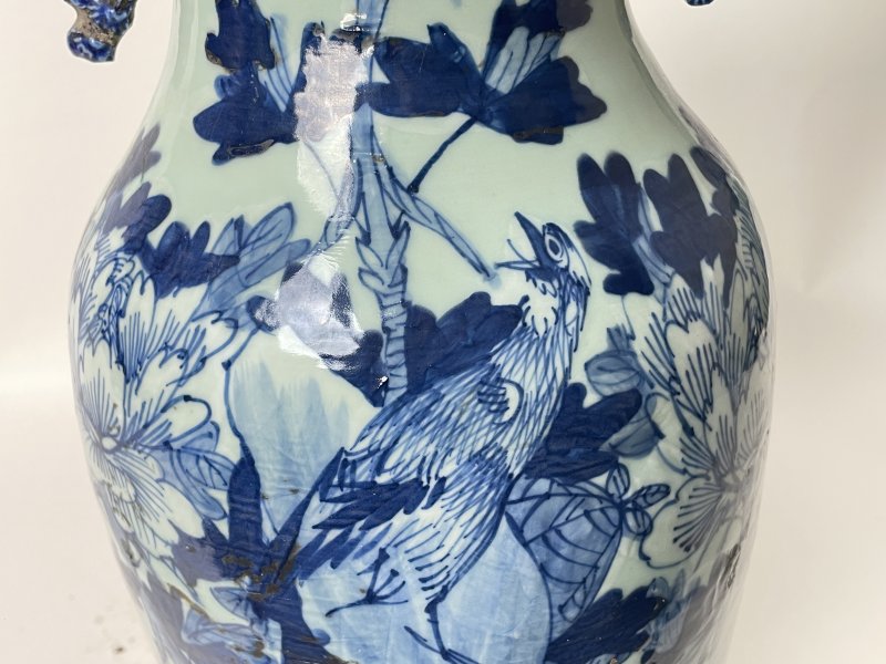清晚期 150件青花花鸟纹嫁妆瓶 - 图8