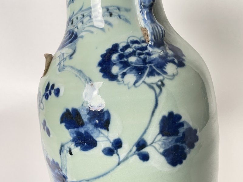 清晚期 150件青花花鸟纹嫁妆瓶 - 图7