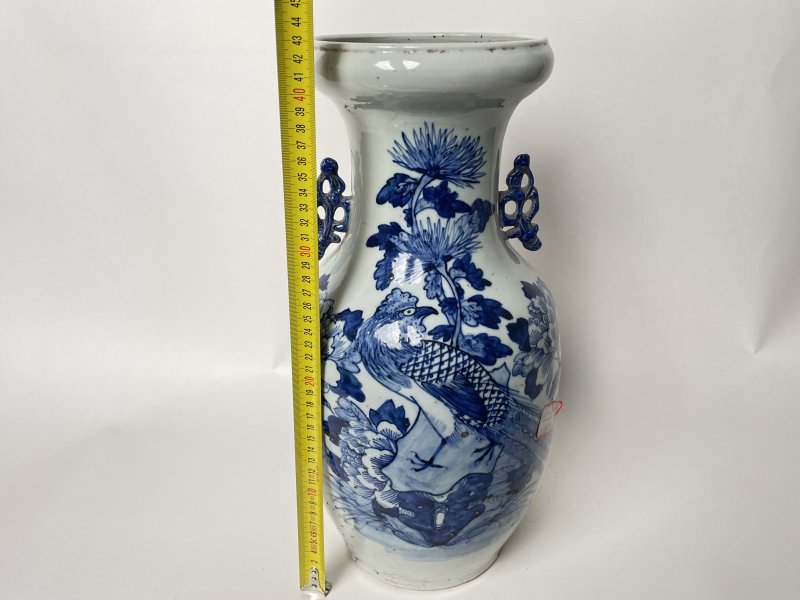 清晚期 150件青花花鸟纹嫁妆瓶 - 图14