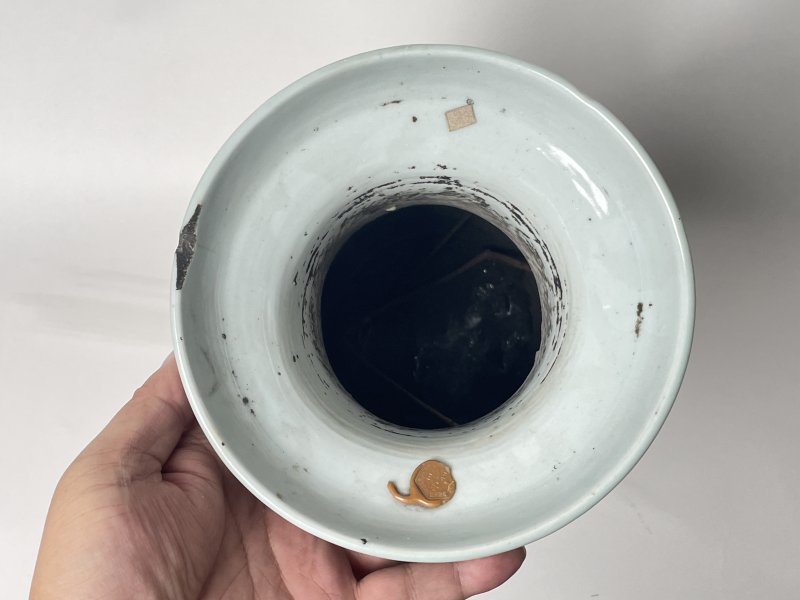 清晚期 150件青花凤穿花嫁妆瓶 - 图10