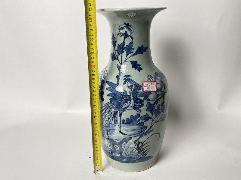 清晚期 150件青花凤穿花嫁妆瓶 - 图13