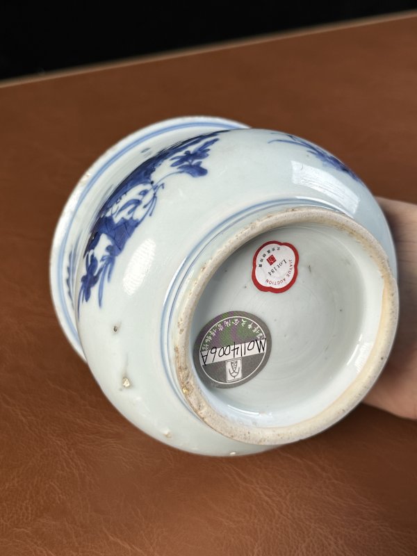 明崇祯 明 青花凤纹炉 - 图13