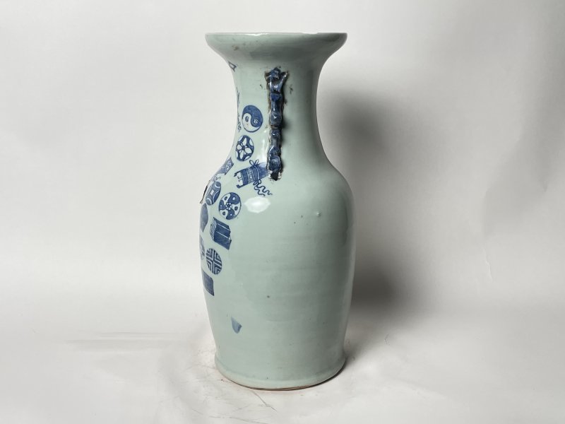 清晚期 150件青花杂宝图嫁妆瓶 - 图2